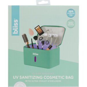 Bliss Clean Machine UV Sanitizing Cosmetic Bag NEW IN BOX